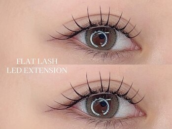 フェイストゥー(FACE TOO)の写真/【モチ1．5倍×キープ力抜群”LEDマツエク”】目元に合わせた似合わせデザインで理想のまつ毛を叶えます♪