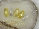 マグネット　押し花　ラメ