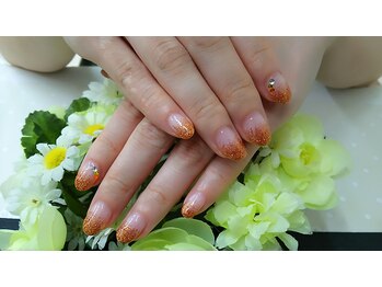 プルミエ ネイル(Premier Nail)/ブロンズラメグラデーション