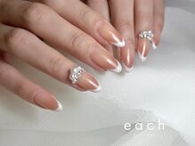 イーチ 烏丸御池(each)/フレンチ / ビジューネイル 