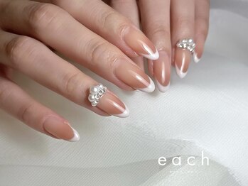 イーチ 烏丸御池(each)/フレンチ / ビジューネイル 