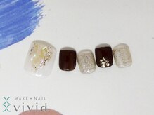 メイクプラスネイル ヴィヴィッド(MAKE+NAIL vivid)/フット　オリジナルネイル♪