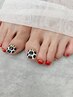 《FOOT》親指+4本アート(足裏角質ケア付き) ¥12000
