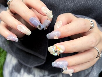 レフトネイルズ(LEFTNAILS)/ニュアンスネイル　y2k