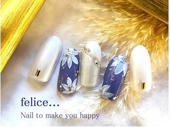 ネイルサロン フェリーチェ(felice)/【定額ネイル】¥7980