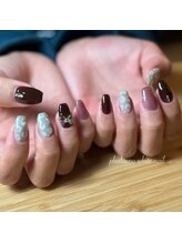 ファレノホワイト/お客様ネイル/フィルイン可能