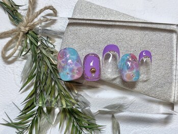 ブレス 仙台駅前本店(BLESS)/常夏水面ネイル♪