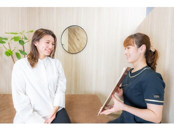 くまがい整体院 稲荷店/丁寧にカウンセリングをします。