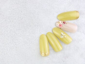 マニネイルケア なんば店(maninail CARE)/フラワーネイル