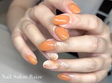 ライズ 本町店(Raize)/ニュアンスネイル/オレンジ