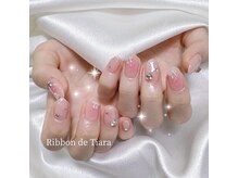 リボン ド ティアラ(Ribbon de Tiara)/チークネイル♪