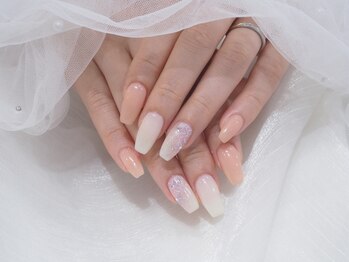 ロロネイル(LoLonail)/紫陽花ネイル6820円