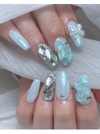 埋め尽くしネイル