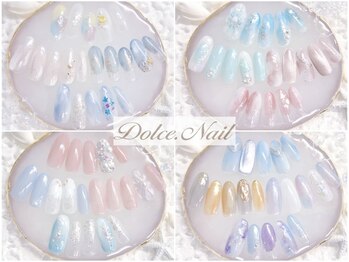 ネイルサロン ドルチェネイル 柏店(Dolce.Nail)の写真/10時～21時営業！豊富なトレンドデザイン【480種以上から選べる★Basic★定額コース(オフ込)】