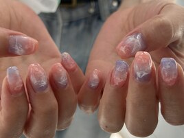 夕焼けニュアンスネイル【kuu】