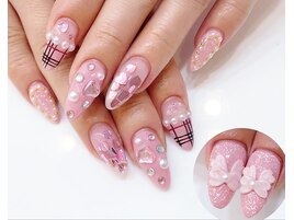 ジェル定額￥9990☆３Ｄリボン