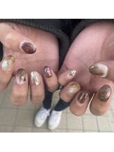 プリズム(PRISM)/ニュアンスネイル冬ネイル