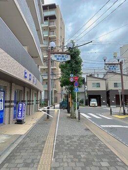 アイラッシュサロン ブル 松戸東口店(Eyelash Salon Bull)/5.T字路を左へ