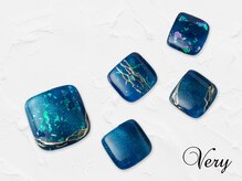 ヴェリー 六本木ヒルズ店(Very)/深海のようなフットネイル