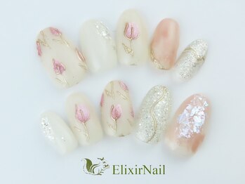 エリクサーネイル 五反田(Elixir Nail)/定額c やり放題／クーポン使用