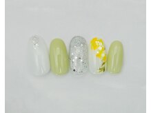 シード(Seed)/春ネイル9900円/イエロー