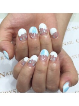 クリスタルネイル ボンベルタ橘店(CRYSTAL NAIL)/傘ネイル