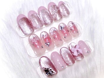 ボガスティーズネイル 鶴見店/トレンドアート自由！つけ放題！