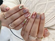 メロウ(mellow)/ピンク&グリーン