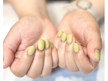 ルヒアネイル イオン戸畑ショッピングセンター店(Ruhia Nail)/マットワンカラー