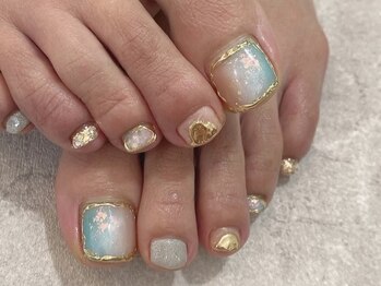 プライズアイリス アイラッシュ 池袋東口店(prize Iris eyelash)の写真/お洒落は足元から♪シンプルが好きな方◎【今だけ限定】フット★ワンカラーorラメグラ¥6600はこの時期必見!