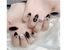 シーシー ネイル アンド アイラッシュ(CeCe Nail&eyelash)/クロネイル　フレンチネイル