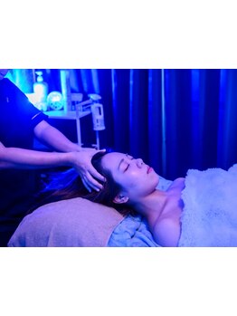 ヘッドスパで癒されたい