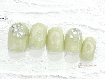 ネイルメゾン 池袋店(NAIL MAISON)/ぷっくりイエロー¥5800
