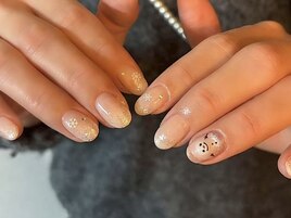 雪だるまさんネイル