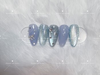 ミュウカ 板橋区大山駅前(Myouka)/水色マグネット