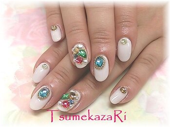 ツメカザリ(TsumekazaRi)/ビジューネイル
