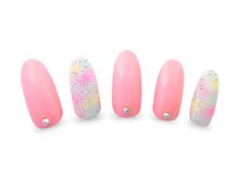 ノーラスリエン(Nolaslien)/春ネイル　スモーキーピンク