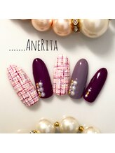 ネイルサロン アンリタ(nail salon AneRita)/もこもこ☆ツイードネイル