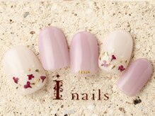 アイネイルズ 町田店(I nails)/押し花スタッズ8480円