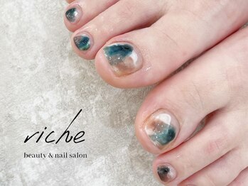 リーチェ ビューティアンドネイルサロン 大名店(Beauty&Nail Salon)/塗りかけデザイン