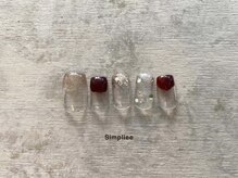 シンプリー ネイルアンドアイラッシュ 祖師谷大蔵店(Simpliee Nail&Eyelash)/塗りかけ