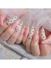 【長さ出し】ハンド☆長さ出し10本＋シンプルアート