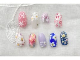お花の見本チップ準備中
