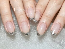 【パラジェル】ラメフレンチ