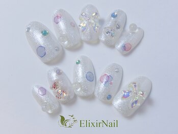 エリクサーネイル 池袋(Elixir Nail)の写真/【オフ無料☆おすすめ10種¥6980】お好きなサンプルから選択◎あなただけのMIXカラーでモテ可愛を演出♪
