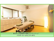 晴々の雰囲気（個別の施術スペース）