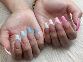 カラーフレンチ★長さ出し