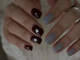 brown × blue