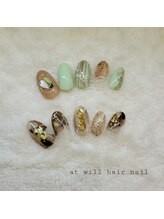 アット ウィル ヘアー ネイル(at will hair nail)/定額デザイン¥7,040(寺井)