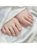 [FOOT]色変更OK♪サンプルアートコース￥7800【初回＆平日17時迄オフ無料】